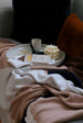 Norway Nordic Cotton Knitted Throw Fringe
