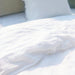 Santorini Pure French Linen Duvet Cover Quilt Cover Set - White
