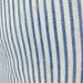 Atlantic Ocean 100% Pure French Linen Yarn Dyed Cushion Feather Filled 50cm & 60cm Square-Blue White Stripe