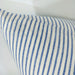 Atlantic Ocean 100% Pure French Linen Yarn Dyed Cushion Feather Filled 50cm & 60cm Square-Blue White Stripe