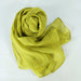 Pure French Linen Hand-woven Long Scarves - Mustard