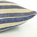 Carss Yarn Dyed Heavy Weight Pure French Linen Cushion 50cmx50cm - Feather Filled - Navy