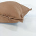 Provence Heavy Weight Pure French Linen Cushion in Two Sizes - Plush Feather Filled - Yellow Ochre