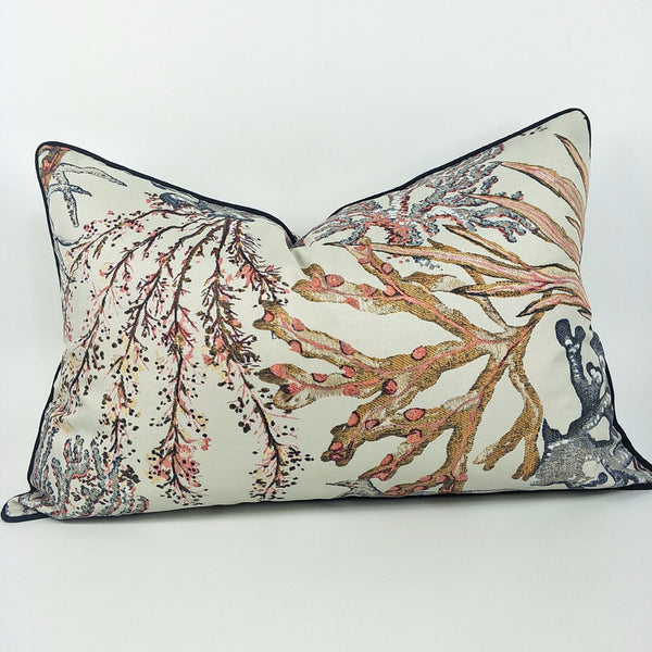 Coral Reef Cushion Lumbar - Plush Feather Filled