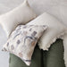 Matera Stonewashed Heavy Weight French Linen Cushion 40x60cm Lumbar Feather Filled - Jungle Green