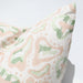 The Outback Artisan Block Printed Heavy Weight Pure French Linen Feather Filled Cushion 55cm Square - Lake Eyre (The Pink Lake)