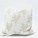 LAST ONE - The Outback Artisan Block Printed Heavy Weight Pure French Linen Cushion 55cm Square - Eucalyptus