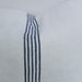 Casa Texture Pure French Linen Cushion Feather Filled 55cm Square - Serape Striped Indigo Blue