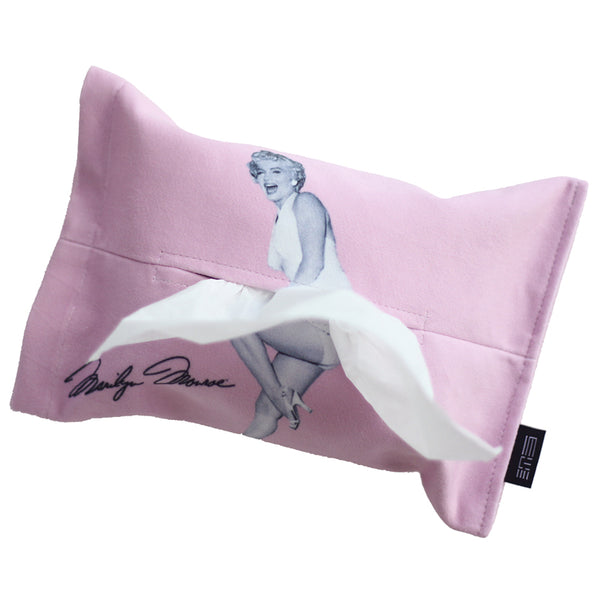Marilyn Monroe Flying Skirt Tissue Box Cover- Pink