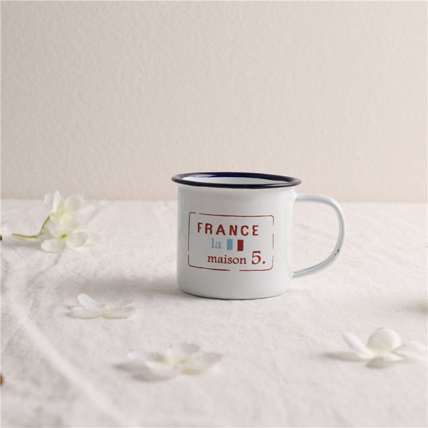 Enamel Cup Boutique Collection- FRANCE La Maison 5