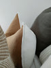 Palermo Gauze Cotton Linen Cushion Feather Filled -Terracotta