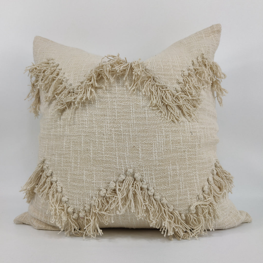 Nordic Chic Luna Cotton Cushion Feather Filled 50x50cm
