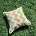 Cronulla Outdoor Sun Lounge/Beanbag Set Solution-Dyed Fabrics - Sunset Wave