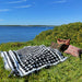 Woven Tapestry Picnic Rug Beach Blanket-  Spotty Fun