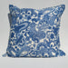 Designer Fabric by  BALLARD DISIGNS- Linen Cushion 55cm Square Feather Filled - Paisley Blue