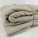 Sandarne 100% Pure French Linen Quilted Bed Cover - Oatmeal