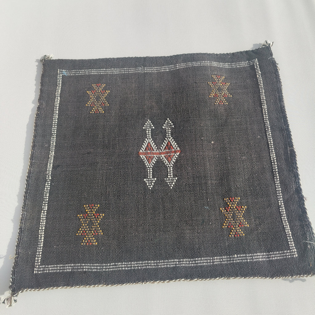 Casablanca Artisan Moroccan Cactus Silk Home Hand-Loomed Vegan Cushion Cover