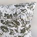 Toile de Jouy Cotton Cushion Feather Filled 55x55cm-Feuille