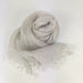 Ripple Effect Texture French Linen Scarf - Natural