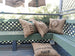 Up Cycling Worldwide Coffee Bean Bag Rustic Cushion 50cm Square - Guatemala