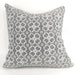 Moroccan Tile Cotton Linen Yarn Dyed Feather Filled Cushion and Massive Throw