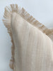 Rustic Jute Linen Cushion Feather Filled 60cm Square- Country Road