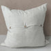 Orléans Hand Loomed Mulberry Silk Texture Cushion 55cm Square - Pink Earthy Tone Striped