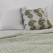 Banana Leaf 100% Muslin Jacquard Cotton Bedcover Double to Queen - Green