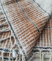 Bean Pestemal Handloomed Premium Turkish Linen Cotton Beach Towel Throw Blanket 90cm x 170cm - Tobacco