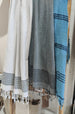 Alice Pestemal Premium Turkish Pure Cotton Beach Towel Throw Blanket 95cm x 170cm - Anthracite