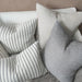 Trento Herringbone Heavyweight Pure French Linen Cushion 55cm Square