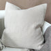 Trento Herringbone Heavyweight Pure French Linen Cushion 55cm Square
