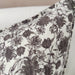 Peony Pure French Linen Cushion 50cm Square Plush Feather Filled - Brown