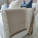 Riviera Heavy Weight Texture French Linen Fringed Edge Massive Throw Bedcover 145cm x 220cm- Oatmeal