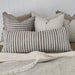 Riviera Heavy Weight Texture French Linen Fringed Edge Massive Throw Bedcover 145cm x 220cm- Oatmeal
