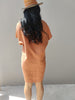 Señorita Pure French Linen Dress - Terracotta