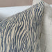 Iberian Coast  Heavy Weght Pure French Linen Cushion 55cm Square Plush Feather Filled -  Emerald Waves