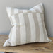 Caribbean Sea Texure Pure French Linen Cushion Feather Filled 55cm Square - Natural Tagram