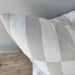 Caribbean Sea Texure Pure French Linen Cushion Feather Filled 55cm Square - Natural Tagram