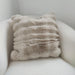 LAST ONE | Regal Faux Fur Luxurious Cosy Cushion 50cm square - Camel