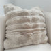 LAST ONE | Regal Faux Fur Luxurious Cosy Cushion 50cm square - Camel