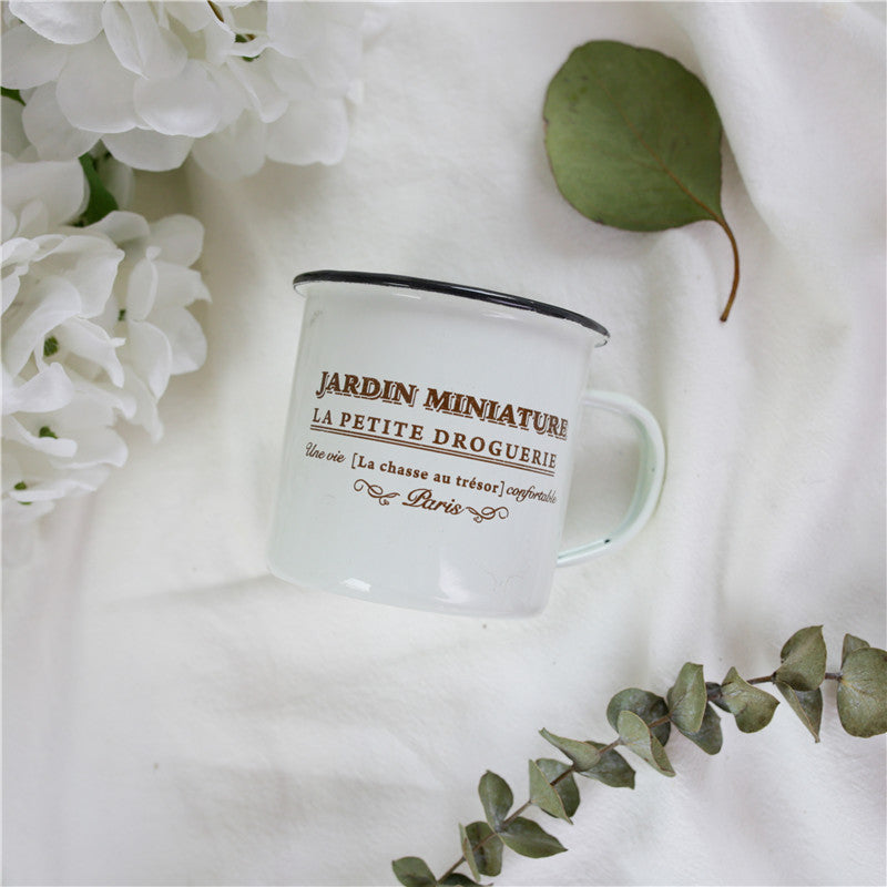 Enamel Cup Boutique Collection- JARDIN MINIATURE