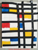 Progressive Nordic Living Map inspired by Art of Piet Mondrian Fine Print - Reykjavík