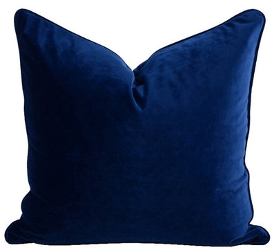 The Boulevarde Luxe Velvet Cushion Square 50cm - Navy