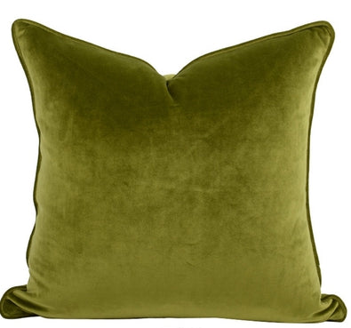 The Boulevarde Luxe Velvet Cushion Square 50cm - Forest Green