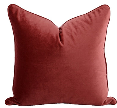 The Boulevarde Luxe Velvet Cushion Squrae 50cm - Amber