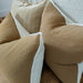 Palermo Gauze Cotton Linen Cushion Feather Filled -Terracotta