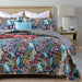 Zoey 100% Cotton Coverlet Bedspread Bedcover Set - Queen Size