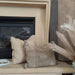 Rustic Jute Linen Cushion Feather Filled 60cm Square- Exotic Waffle