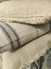 PREORDER MID APRIL | Campbell Heavy Weight Earthiness French Linen Striped Cushion  40x60cm Lumbar